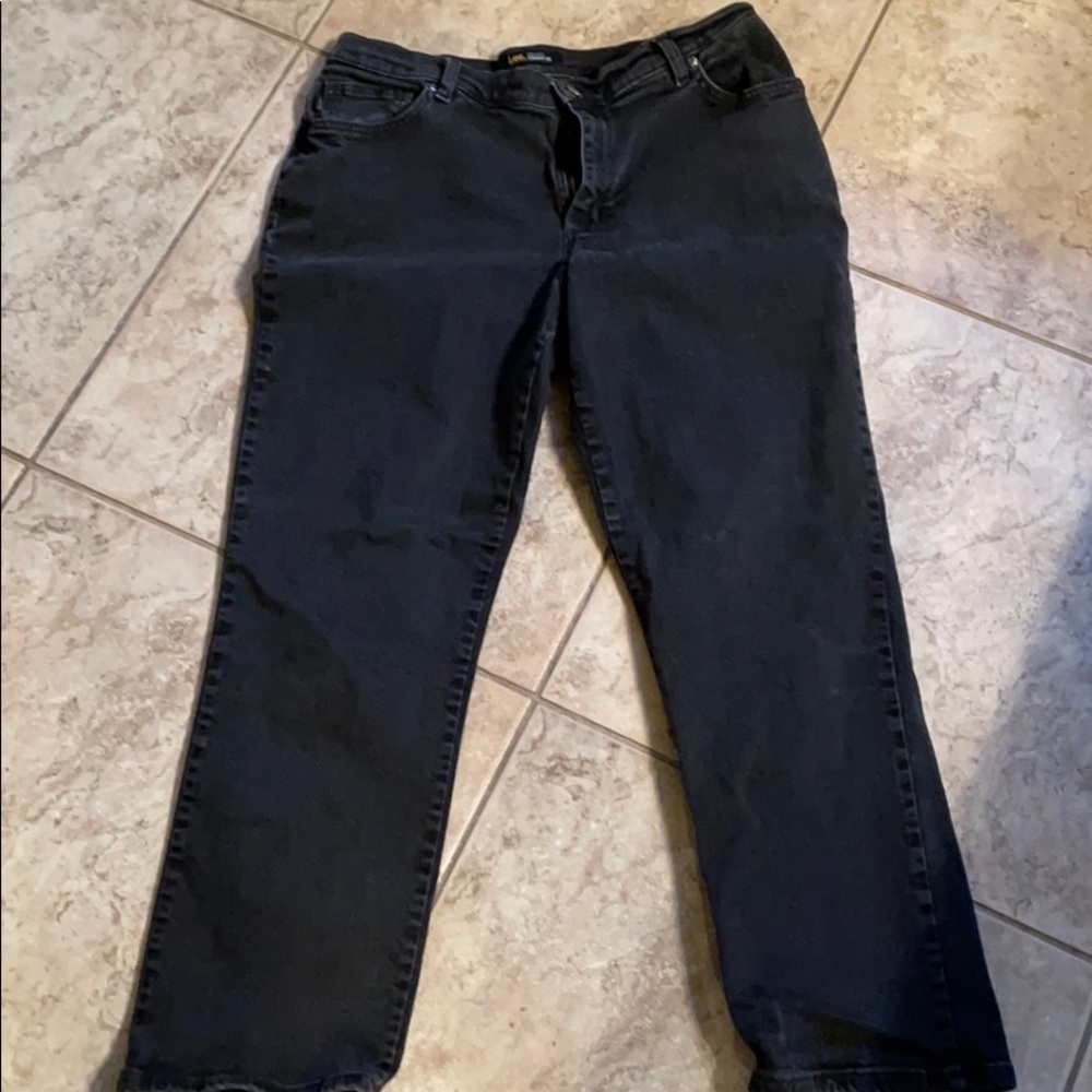 Lee Relaxed Fit Straight leg Black Jeans